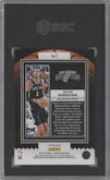 Victor Wembanyama from the 2023-24 Panini Mosaic set featuring a Green Mosaic parallel graded by SGC and given an overall grade of 10.