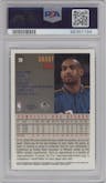 Grant Hill from the 1997-98 Topps Chrome set featuring a Refractor parallel graded by PSA and given an overall grade of 9.