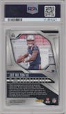 Joe Milton III from the 2024 Panini Prizm set featuring a Silver Prizm parallel graded by PSA and given an overall grade of 10.