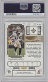 Chris Olave from the 2022 Panini Contenders set graded by PSA and given an overall grade of 10.