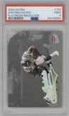 Antonio Gates from the 2004 Ultra set featuring a Platinum Medallion parallel graded by PSA and given an overall grade of 9.