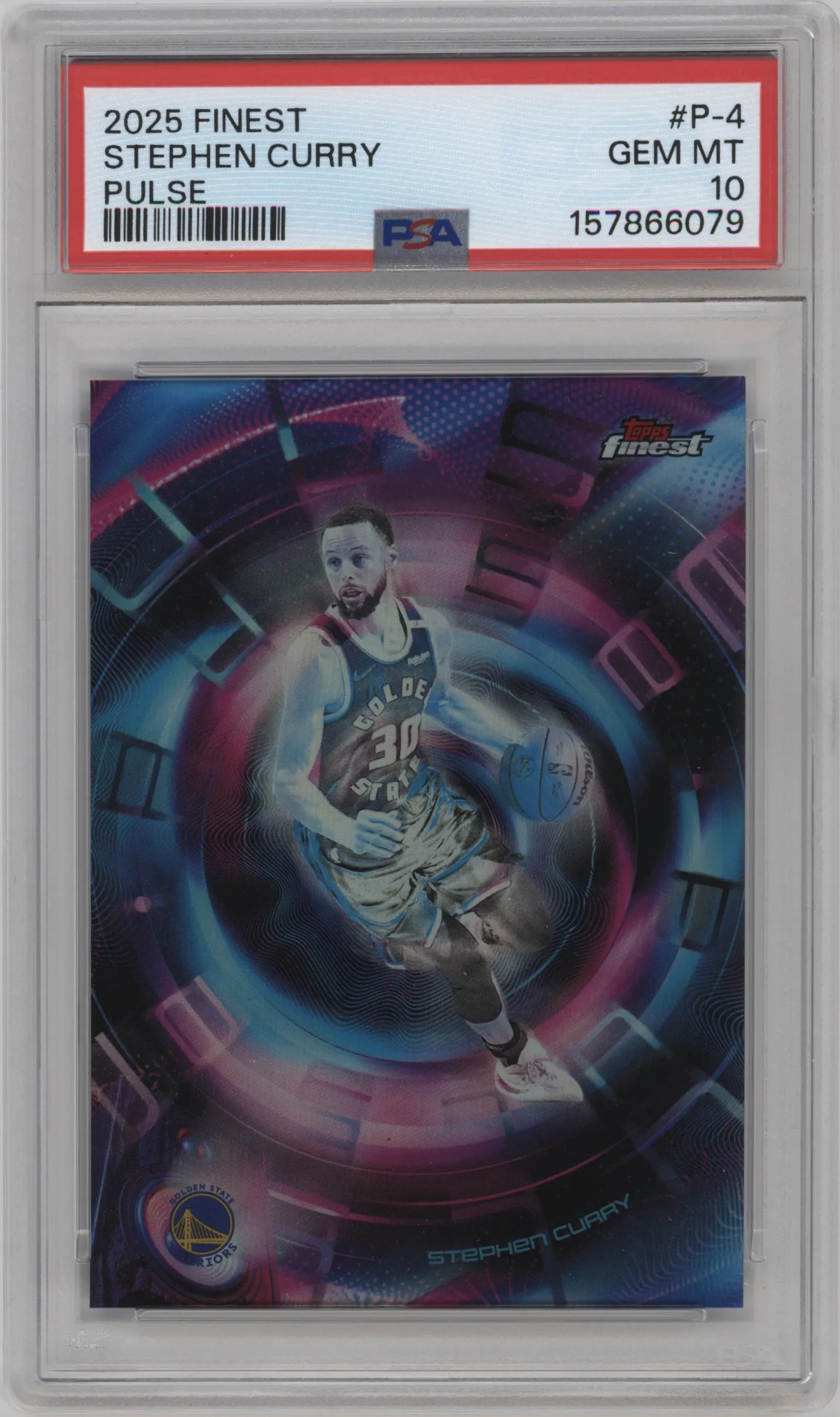 2025 Finest Pulse Stephen Curry #P-4 PSA 10
