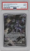 Mewtwo from the 2023 Pokemon SV set featuring a Ultra Premium Collection parallel graded by PSA and given an overall grade of 9.