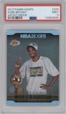 Kobe Bryant from the 2017-18 Panini NBA Hoops set featuring a Artist Proof parallel graded by PSA and given an overall grade of 9.