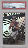 C.J. Stroud from the 2023 Panini Donruss set graded by PSA and given an overall grade of 10.