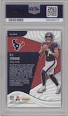 C.J. Stroud from the 2023 Panini Donruss set graded by PSA and given an overall grade of 10.