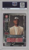 Tim Duncan from the 1997-98 Metal Universe set graded by PSA and given an overall grade of 9.