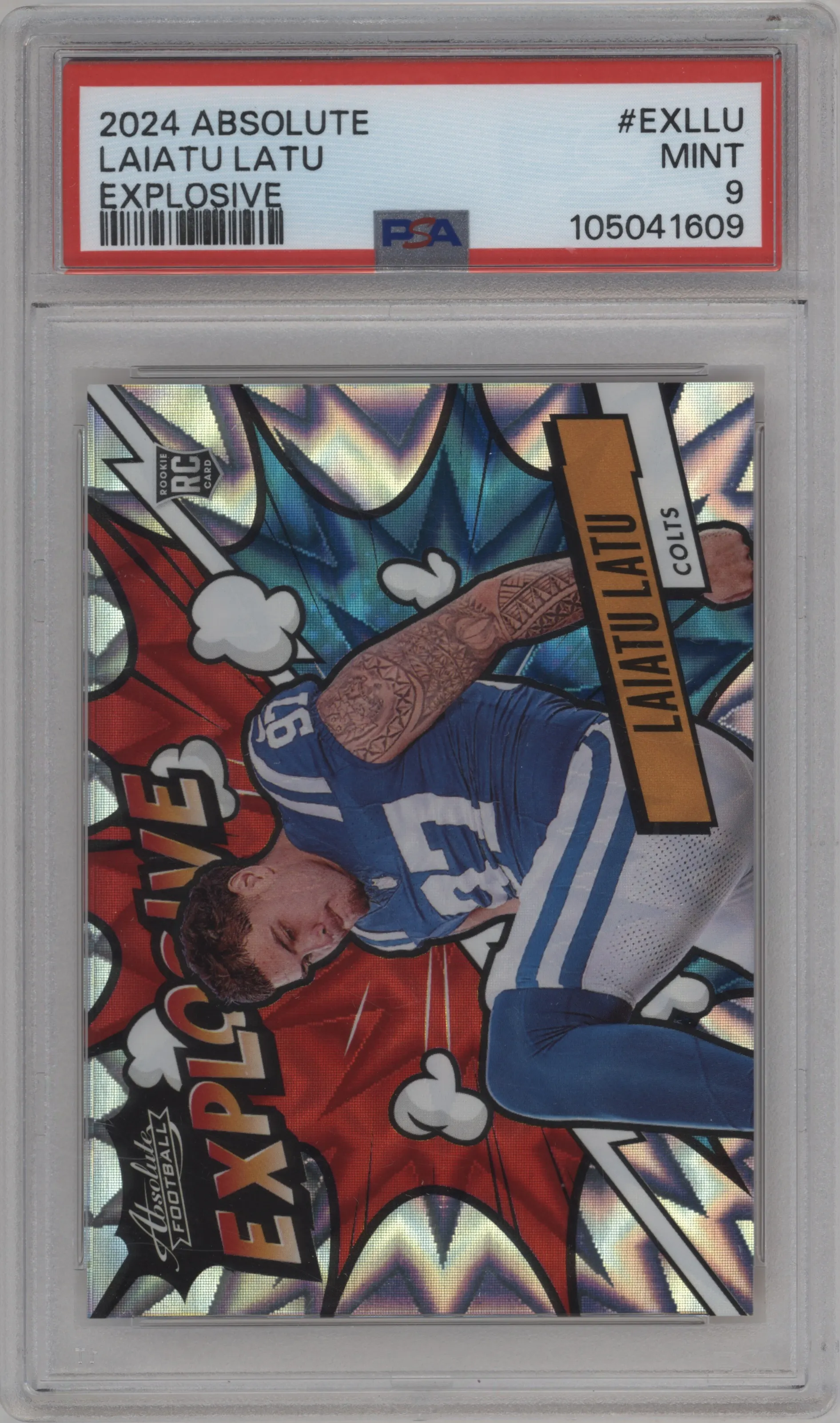 2024 Panini Absolute Explosive Laiatu Latu #EX-LLU PSA 9