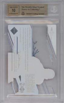Kobe Bryant from the 2003-04 Upper Deck Glass set graded by Beckett and given an overall grade of 9.5.