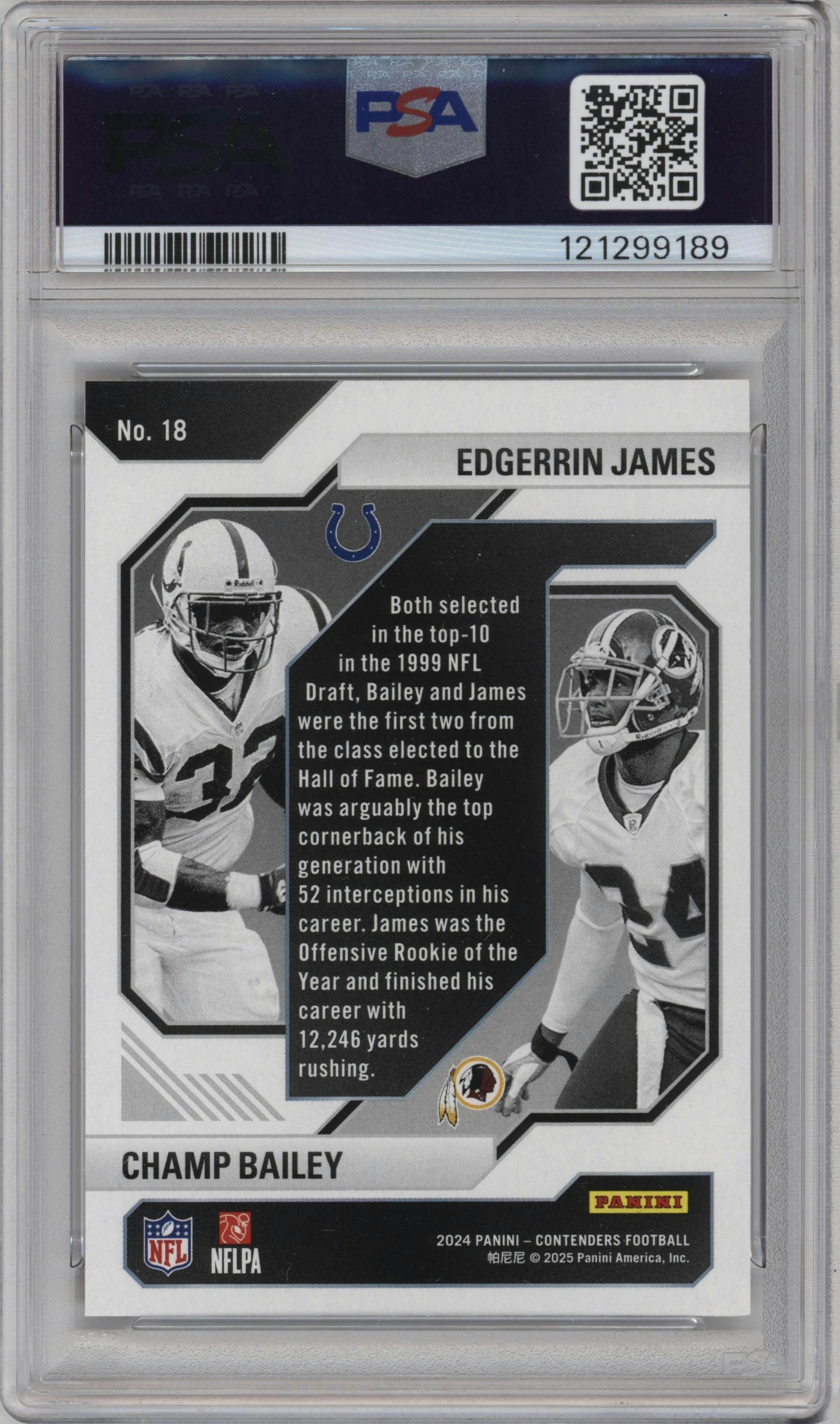 Champ Bailey / Edgerrin James	