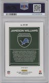 Jameson Williams from the 2022 Panini Donruss Optic set graded by PSA and given an overall grade of 9.