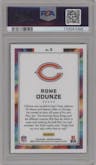Rome Odunze from the 2024 Panini Obsidian set graded by PSA and given an overall grade of 10.