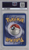 Blaine's Charizard from the 2000 Pokemon GH set graded by PSA and given an overall grade of 6.