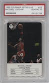 Michael Jordan from the 1988 Fournier Estrellas set graded by PSA and given an overall grade of 10.