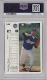 Nolan Ryan from the 1990 Upper Deck set graded by PSA and given an overall grade of 10.