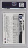Eli Manning from the 2004 Topps set featuring a Collection parallel graded by PSA and given an overall grade of 9.