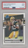 Jordan Love from the 2020 Panini Donruss set graded by PSA and given an overall grade of 9.