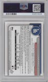 Yoshinobu Yamamoto from the 2024 Bowman Chrome Mega Box set graded by PSA and given an overall grade of 10.