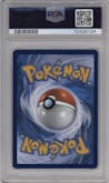 Hoopa from the 2016 Pokemon XY set featuring a Steam Siege Prerelease Promo parallel graded by PSA and given an overall grade of 8.