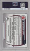 Roman Anthony from the 2023 Bowman  set featuring a Refractor parallel graded by PSA and given an overall grade of 10.