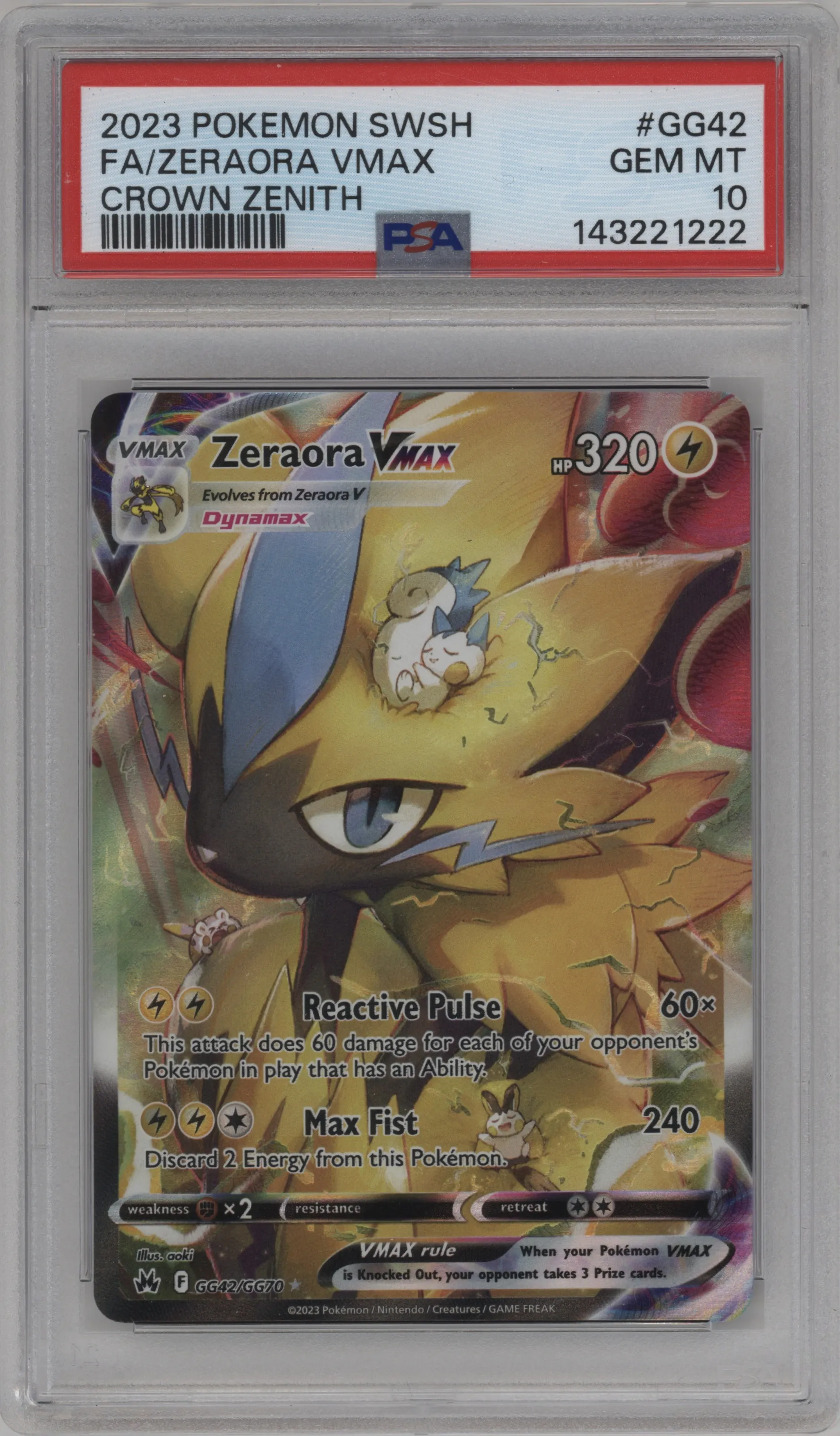 Zeraora Vmax