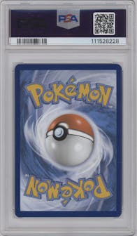 Gloom from the 2023 Pokemon SV set graded by PSA and given an overall grade of 10.
