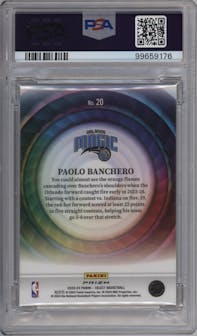 Paolo Banchero from the 2023-24 Panini Select  set graded by PSA and given an overall grade of 10.