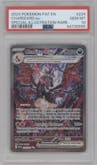 Charizard ex from the 2024 Pokemon SV set graded by PSA and given an overall grade of 10.