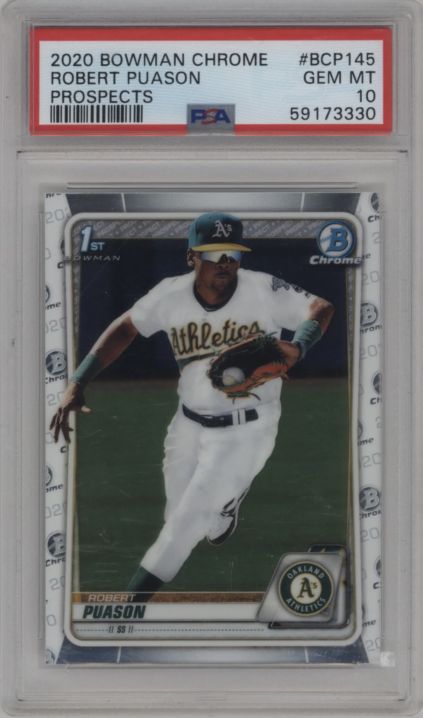 2020 Bowman Chr.Pros. Robert Puason PSA 10