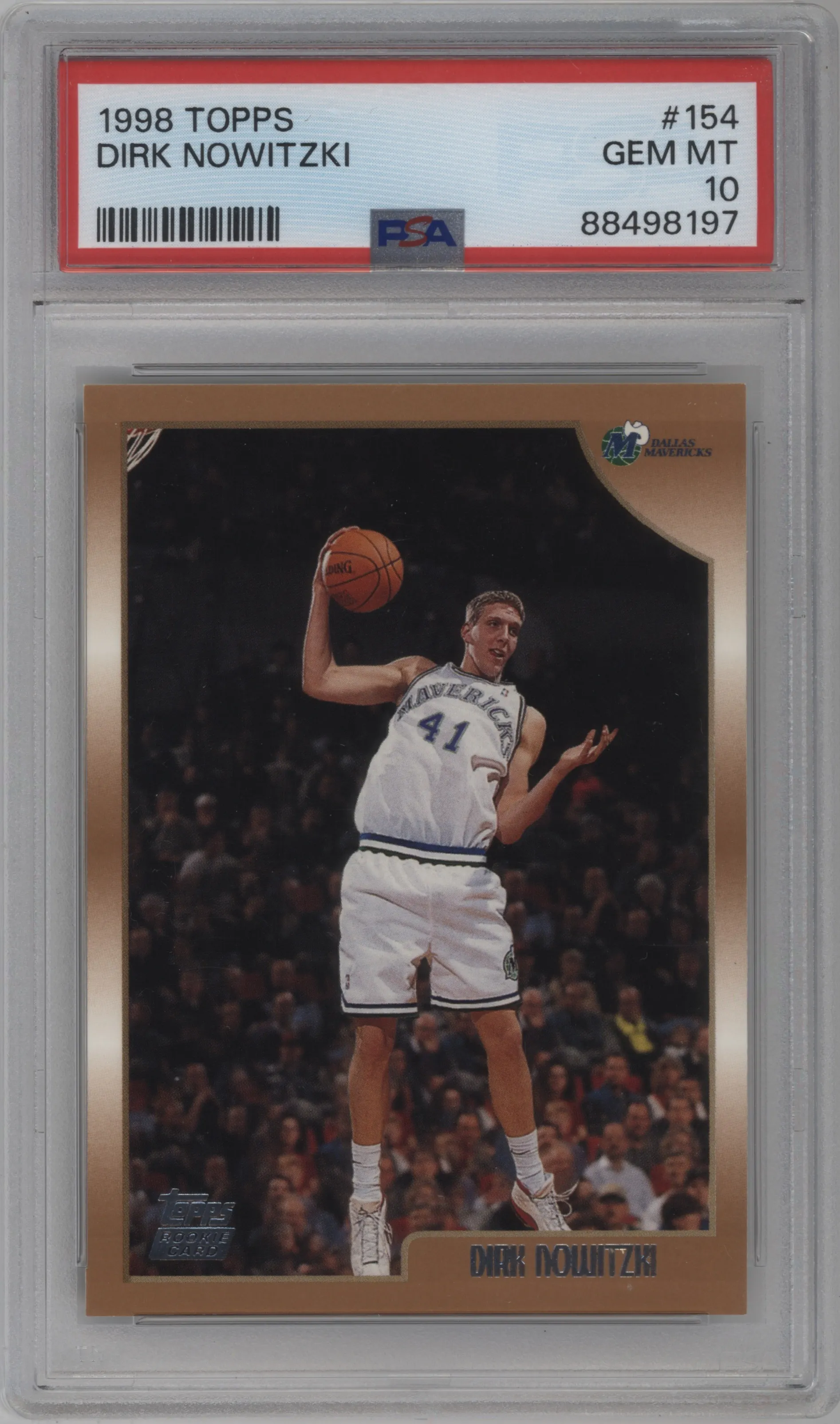 1998 Topps Dirk Nowitzki #154 PSA 10
