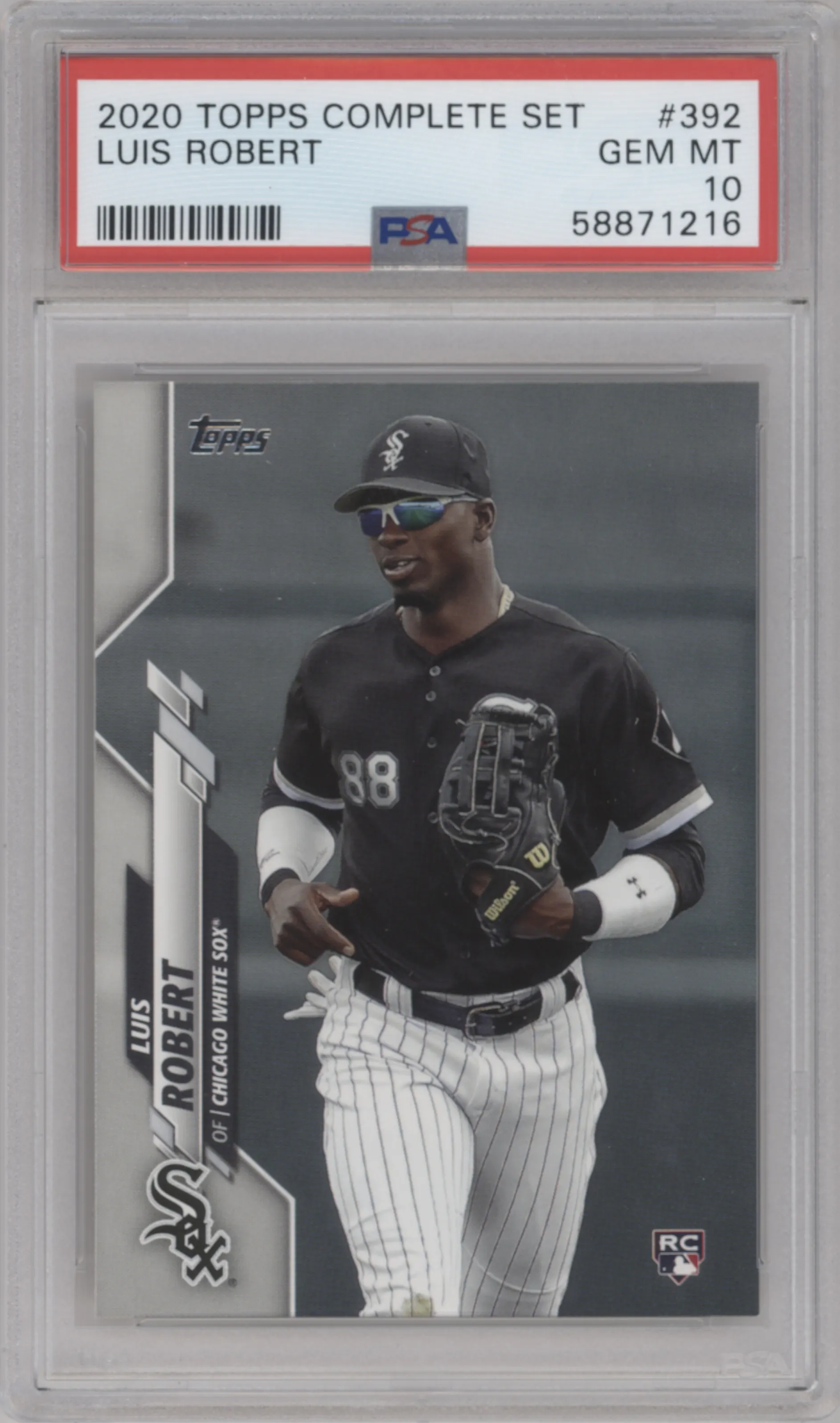 2020 Topps Complete Set Luis Robert PSA 10