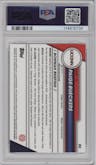 Paige Bueckers from the 2023-24 Bowman U Chrome set graded by PSA and given an overall grade of 10.