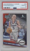 Paige Bueckers from the 2023-24 Bowman U Chrome set graded by PSA and given an overall grade of 10.