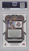CJ Stroud from the 2023 Panini Prizm Draft Picks set graded by PSA and given an overall grade of 10.