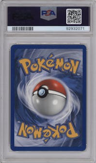 Rocket's Wobbuffet from the 2004 Pokemon EX set graded by PSA and given an overall grade of 9.