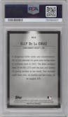 Elly De La Cruz from the 2023 Bowman  set graded by PSA and given an overall grade of 10.