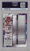 Mike Trout from the 2022 Topps Cosmic Chrome set graded by PSA and given an overall grade of 10.