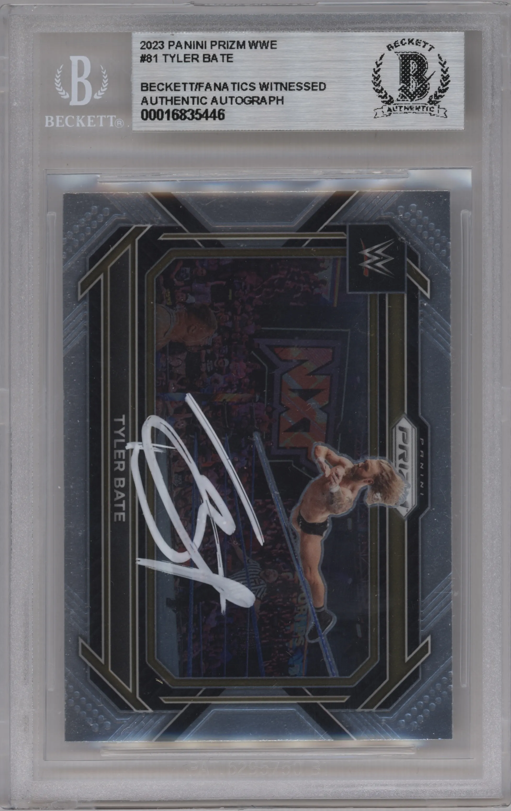 2023 Panini Prizm WWE Tyler Bate BGS AUTHENTIC BGS