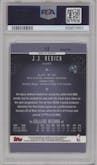 J.J. Redick from the 2006-07 Topps Finest set featuring a Refractor parallel graded by PSA and given an overall grade of 10.