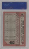 Mike Schmidt from the 1989 Bowman set graded by PSA and given an overall grade of 10.