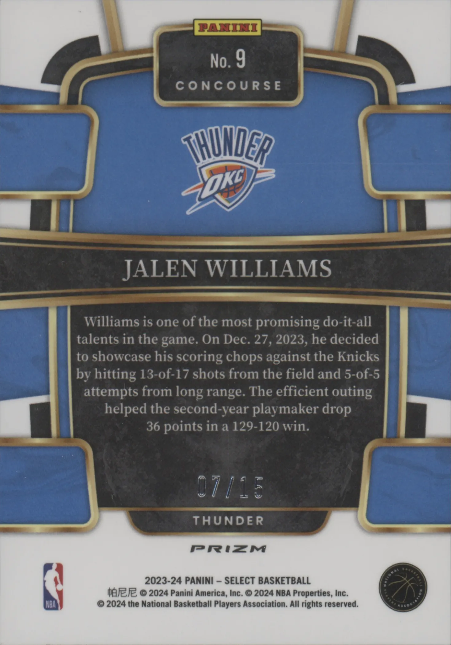 Jalen Williams | ARENA CLUB