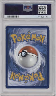 Pikachu from the 2023 Pokemon SWSH set graded by PSA and given an overall grade of 10.
