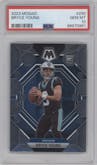 Bryce Young  from the 2023 Panini Mosaic set graded by PSA and given an overall grade of 10.