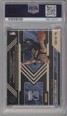 Desmond Bane from the 2020-21 Panini Chronicles set featuring a Red parallel graded by PSA and given an overall grade of 8.