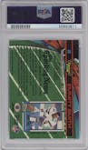 Emmitt Smith from the 1991 Topps Stadium Club set graded by PSA and given an overall grade of 9.
