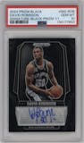 David Robinson from the 2024-25 Panini Prizm Black set featuring a Black Prizm parallel graded by PSA and given an overall grade of 10.