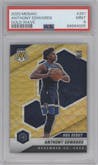 Anthony Edwards from the 2020-21 Panini Mosaic set featuring a Gold Wave parallel graded by PSA and given an overall grade of 9.