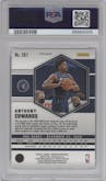Anthony Edwards from the 2020-21 Panini Mosaic set featuring a Gold Wave parallel graded by PSA and given an overall grade of 9.