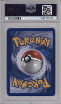 Mewtwo from the 2006 Pokemon EX set graded by PSA and given an overall grade of 10.