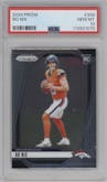 Bo Nix from the 2024 Panini Prizm set graded by PSA and given an overall grade of 10.